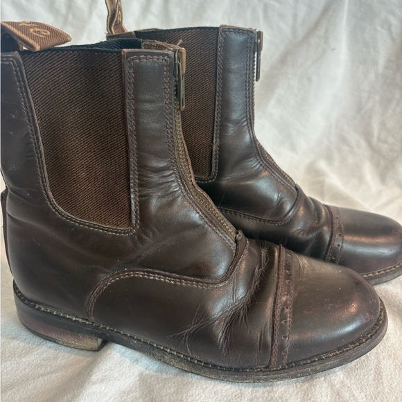 Kids Brown Riding Boots - Picture 1 of 7